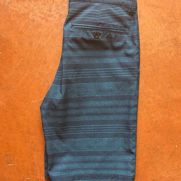 Under Armour Blue Striped Shorts for Versatile Wear - Picture 9 of 10